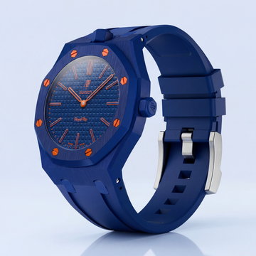 Royal Pop Hybrid Strap — Amber Blue | TPU Strap x Ceramic Case | Band for Swatch × AP Royal Pop (Copy)