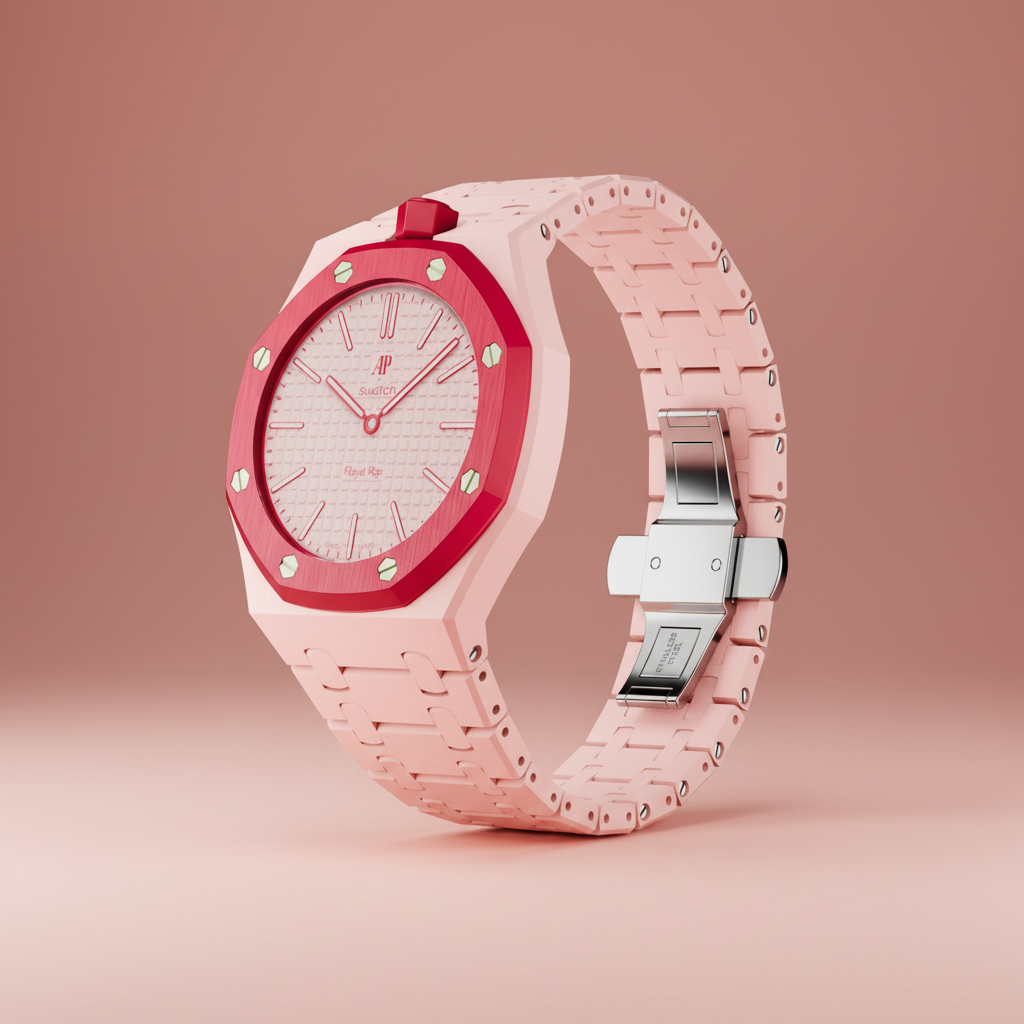 Royal Pop Ceramica Strap — Carnival Pink | Bioceramic Band for Swatch × AP Royal Pop - Swatch x AP Royal Pop Strap - Default Title