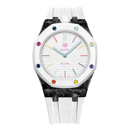 Royal Pop Case Strap — Eight White | Fluorine Rubber