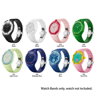 SciroccoLabs Bio-Ceramic Watch Strap in Green — Compatible with Swatch × AP Royal Pop | 8 Colors