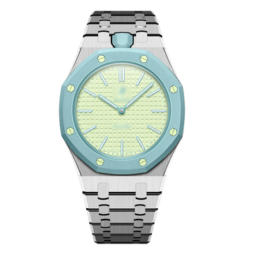 Royal Pop Stainless Steel Strap — Crown at 12 | Swatch × AP Compatible