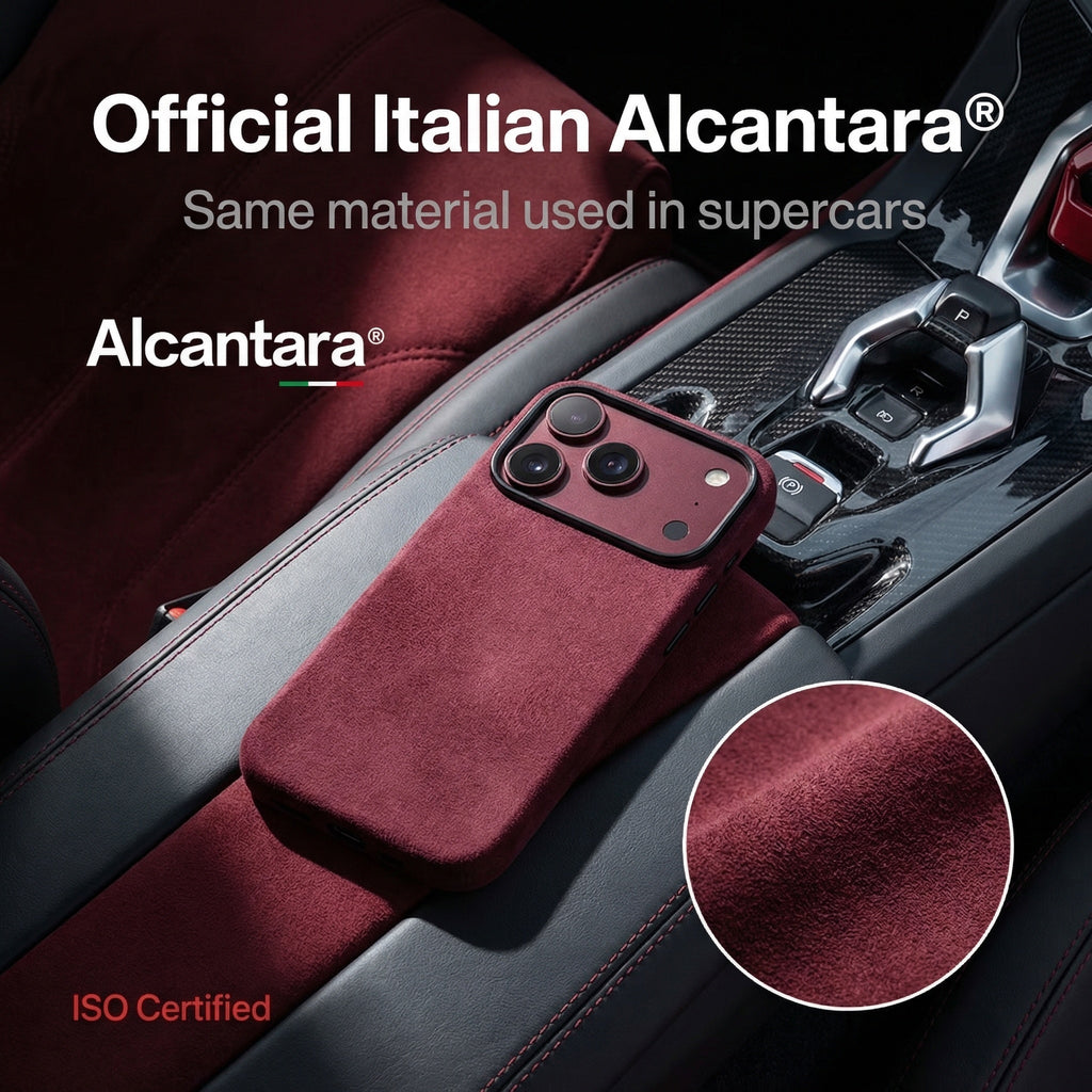 Italian Alcantara MagSafe Case (iPhone 18 Series)