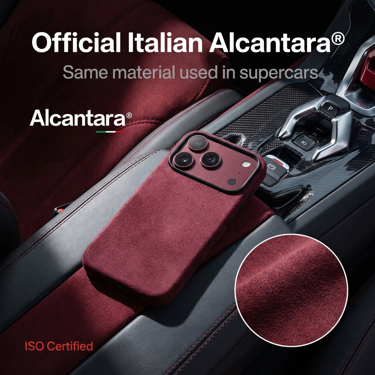 Italian Alcantara MagSafe Case (iPhone 18 Series)