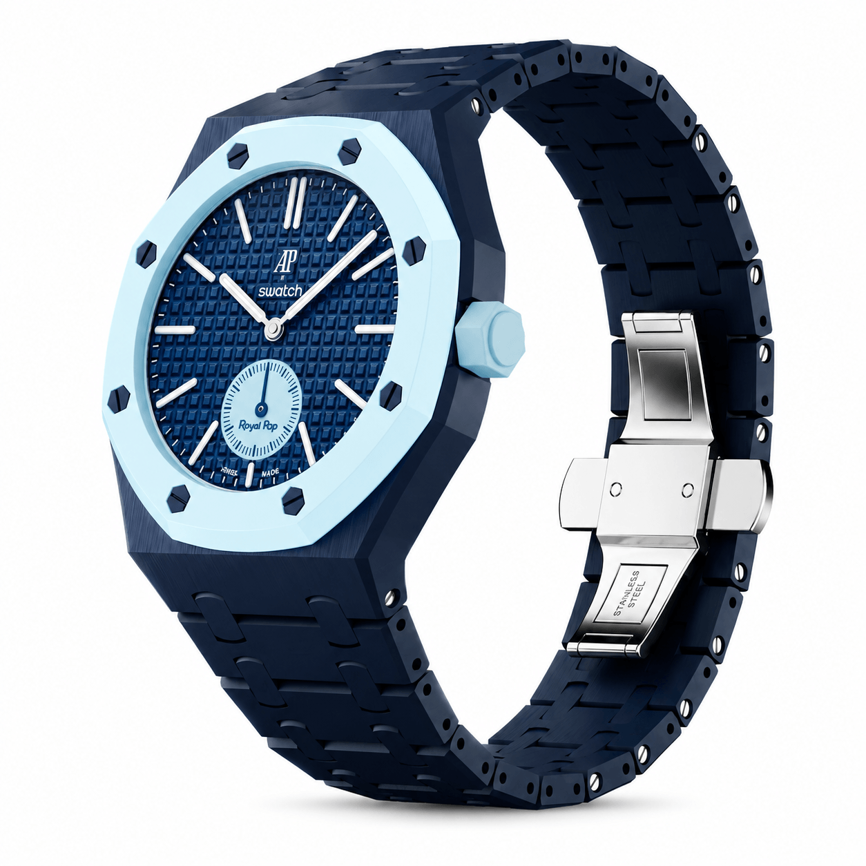 Royal Pop Strap — Baby Blue | Bioceramic Band for Swatch × AP Royal Pop