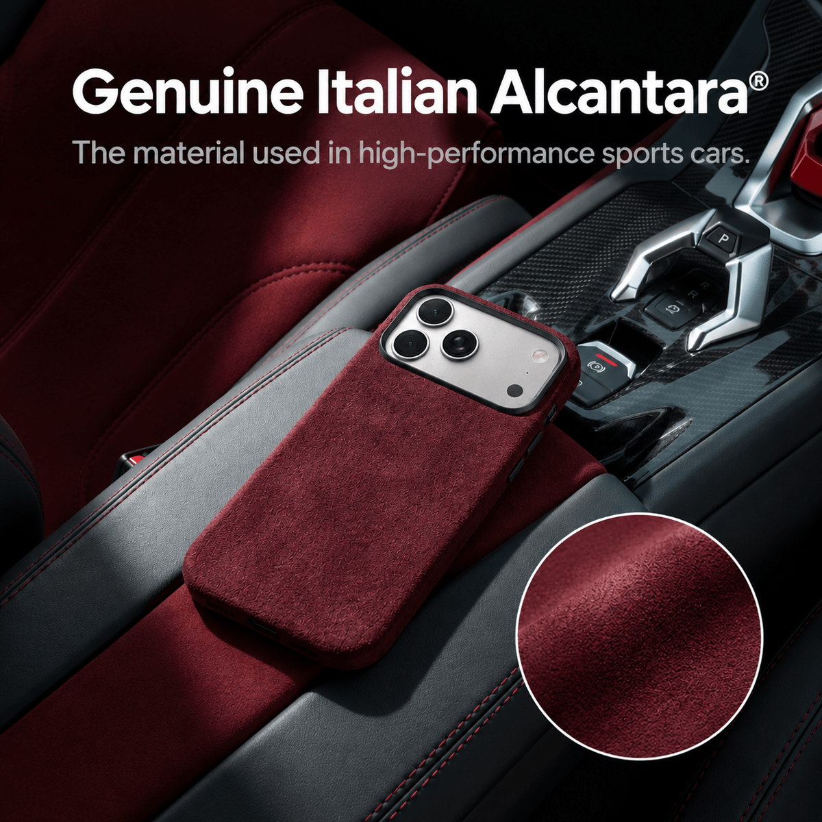 Italian Alcantara® MagSafe Case