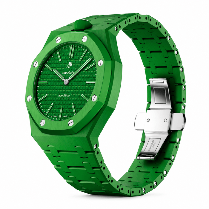 Royal Pop Strap — Forest Green | Bioceramic Band for Swatch × AP Royal Pop