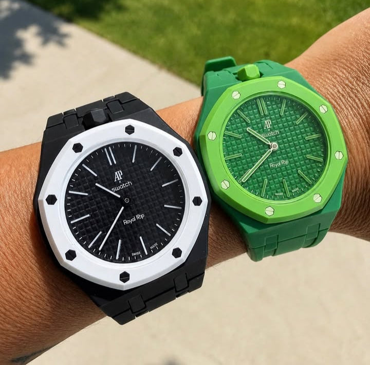 Royal Pop Strap — Forest Green | Bioceramic Band for Swatch × AP Royal Pop