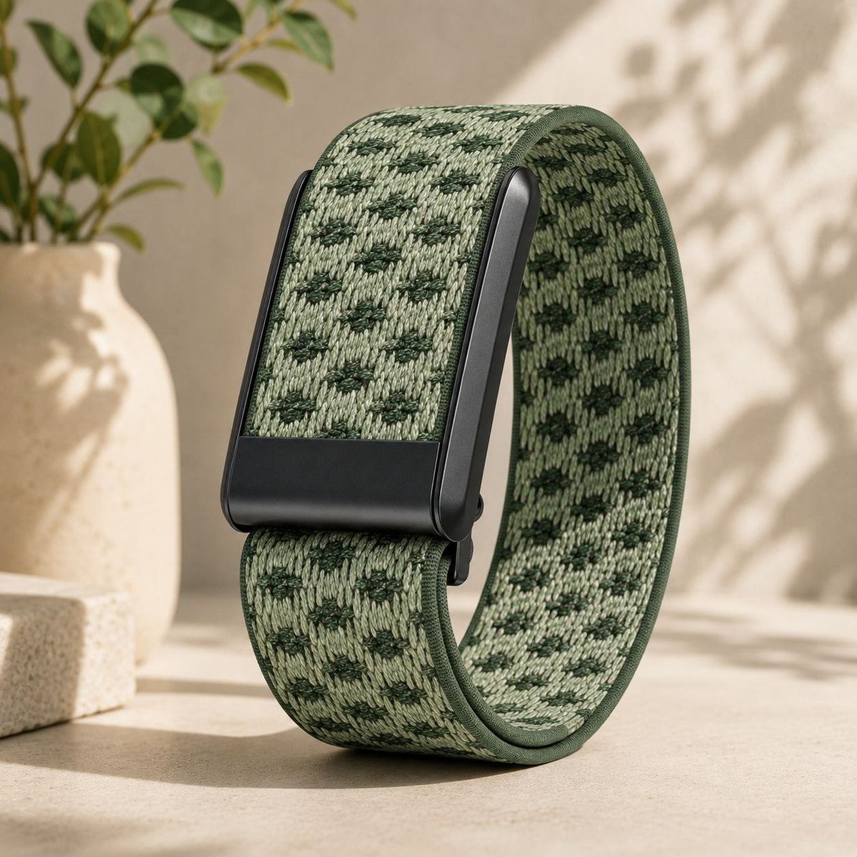 Tweed Woven Strap for WHOOP — Storm Grey