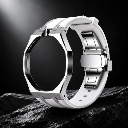 Royal Pop Steel Hybrid — Opal White | Made for Swatch × AP Royal Pop - Swatch x AP Royal Pop Strap - Default Title