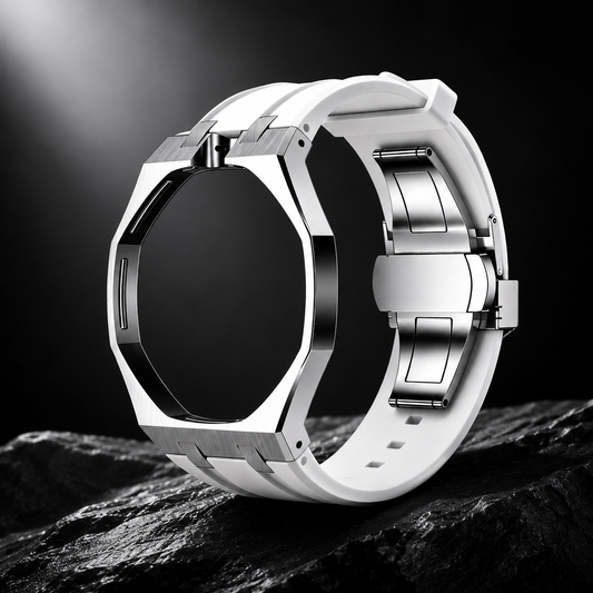 Royal Pop Steel Hybrid — Opal White | Made for Swatch × AP Royal Pop - Swatch x AP Royal Pop Strap - Default Title