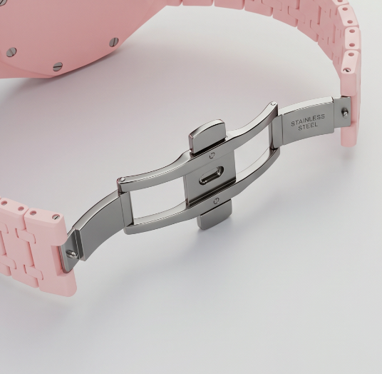 Royal Pop Ceramica Strap — Carnival Pink | Bioceramic Band for Swatch × AP Royal Pop - Swatch x AP Royal Pop Strap - Default Title