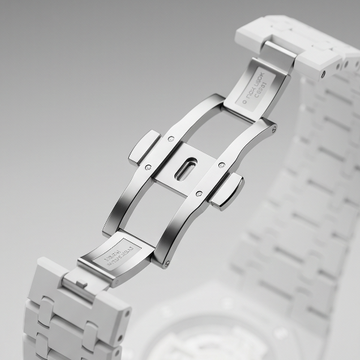 Royal Pop Strap — Pearl White | Bioceramic Band for Swatch × AP Royal Pop