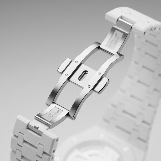 Royal Pop Ceramica Strap — Pearl White | Bioceramic Band for Swatch × AP Royal Pop - Swatch x AP Royal Pop Strap - Default Title