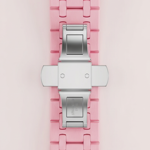 Royal Pop Ceramica Strap — Raspberry Pink | Bioceramic Band for Swatch × AP Royal Pop - Swatch x AP Royal Pop Strap - Default Title