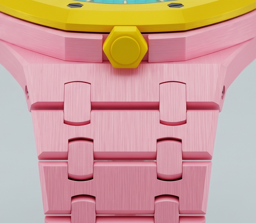 Royal Pop Ceramica Strap — Raspberry Pink | Bioceramic Band for Swatch × AP Royal Pop - Swatch x AP Royal Pop Strap - Default Title