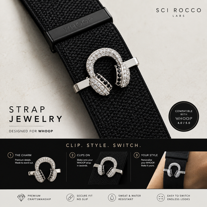Charm for Whoop - Crystal Headphone Strap Charm