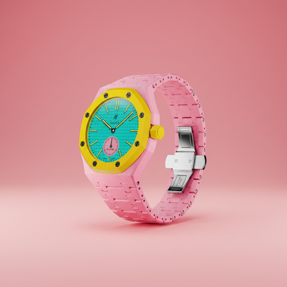 Royal Pop Ceramica Strap — Raspberry Pink | Bioceramic Band for Swatch × AP Royal Pop - Swatch x AP Royal Pop Strap - Default Title