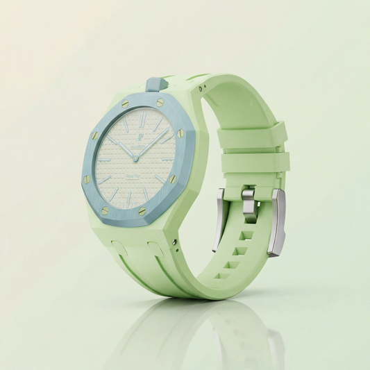 Royal Pop Hybrid Strap — Peridot | Ceramic-TPU Band for Swatch × AP Royal Pop - Swatch x AP Royal Pop Strap - Default Title