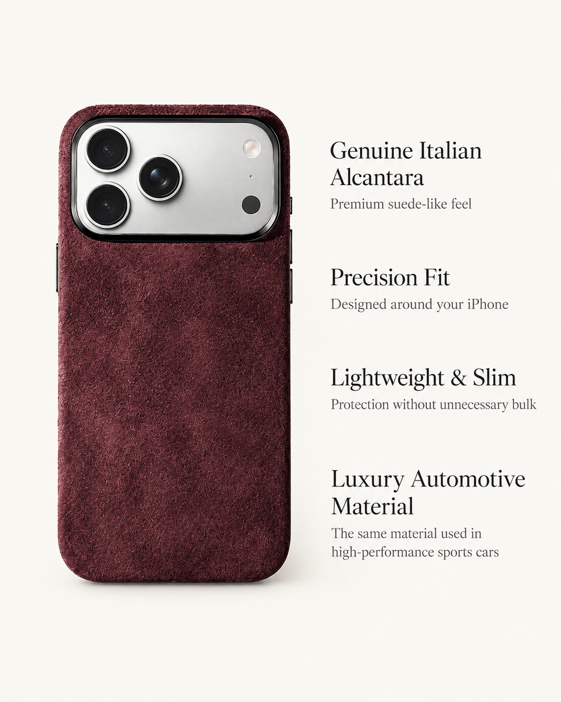 Italian Alcantara® MagSafe Case