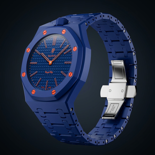 Royal Pop Ceramica Strap — Midnight Orange | Bioceramic Band for Swatch × AP Royal Pop - Swatch x AP Royal Pop Strap - Default Title