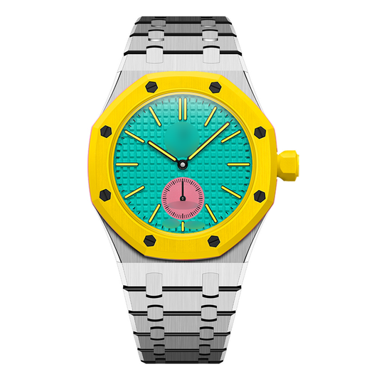 Royal Pop Stainless Steel Strap — Crown at 3 | Swatch × AP Compatible - Swatch x AP Royal Pop Strap - Default Title