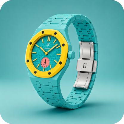 Royal Pop Strap — Baby Blue | Bioceramic Band for Swatch × AP Royal Pop