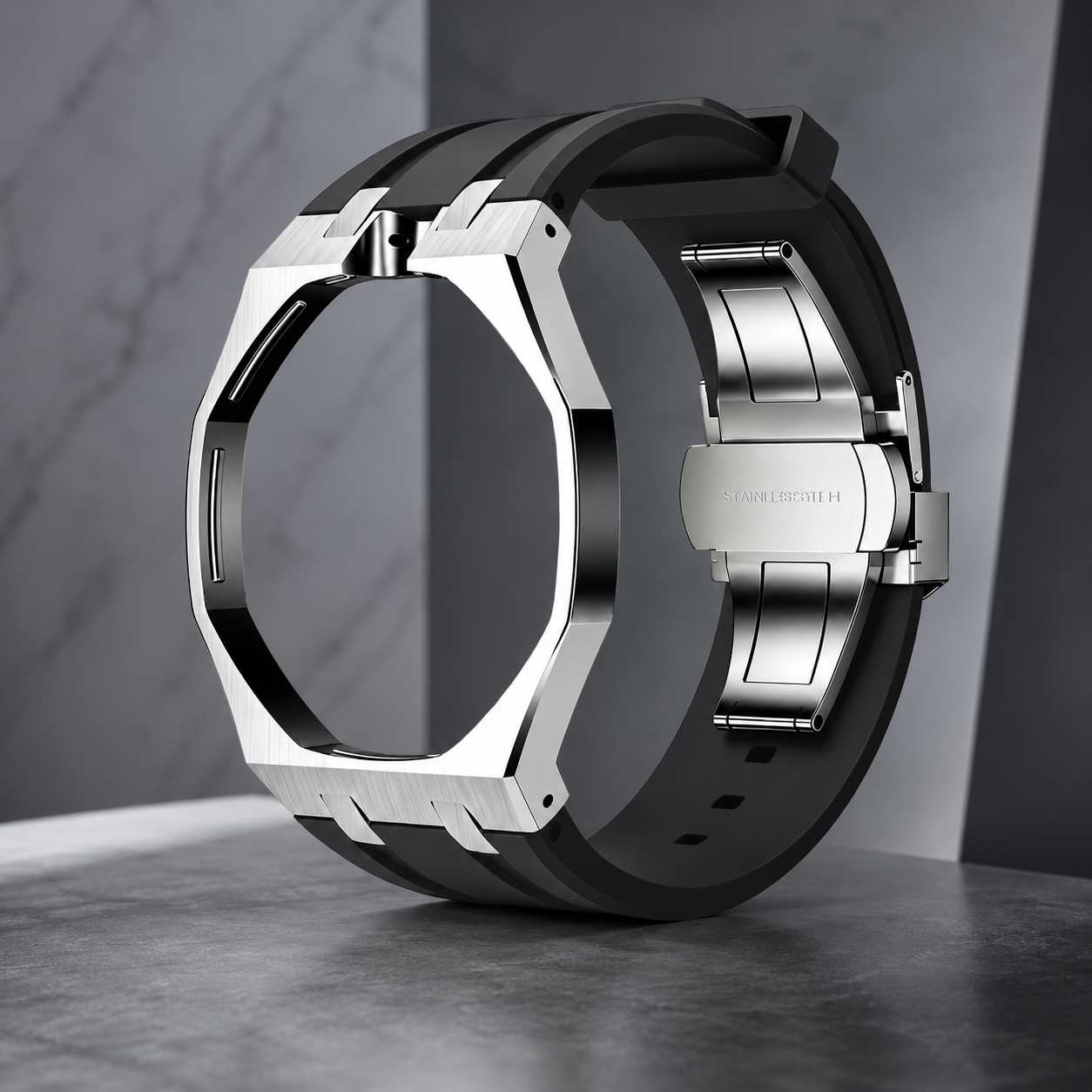 Royal Pop Steel Hybrid — Black | Made for Swatch × AP Royal Pop - Swatch x AP Royal Pop Strap - Default Title