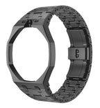 Royal Pop Strap — Carbon Black | Bioceramic Band for Swatch × AP Royal Pop