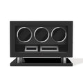 Genius Serie - 3 Slot Uhrenbeweger | mit integrierter Fingerabdruck-Sperre | Smart LCD Touch-Screen | in Schwarz - Swatch x AP Royal Pop Strap - Default Title
